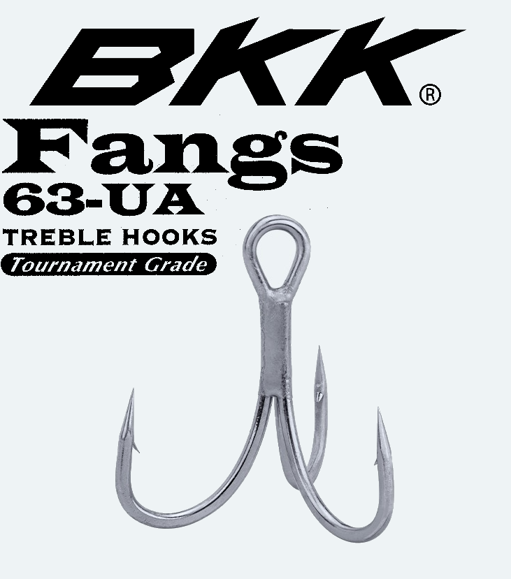 BKK Feathered Spear 22-SS Treble Hook – Grumpys Tackle