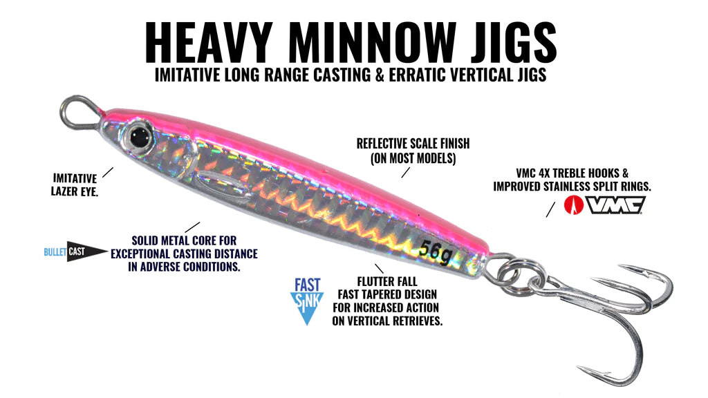  5 Ultra Minnow Bucktail VMC Swing Hook Jig Head