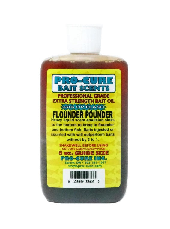 Pro-Cure Bait Oil - 8 oz. Flounder Pounder