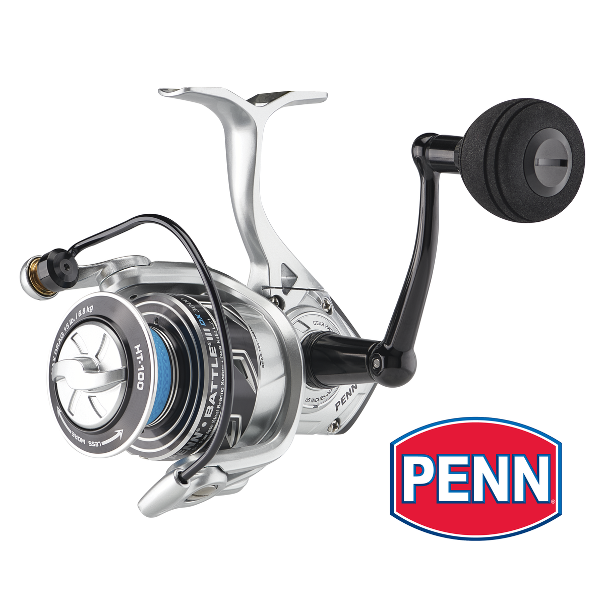 PENN BATTLE III DX Spinning Fishing Reel 4000-8000 6+1BB Full