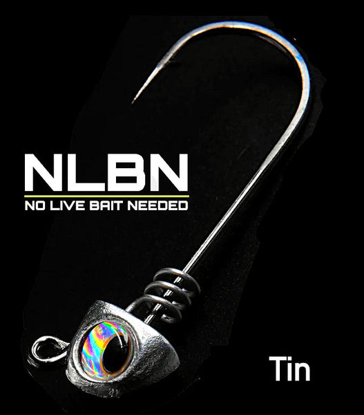 No Live Bait Needed (NLBN) Screw Lock Jig Heads - 3 Inch – Grumpys Tackle