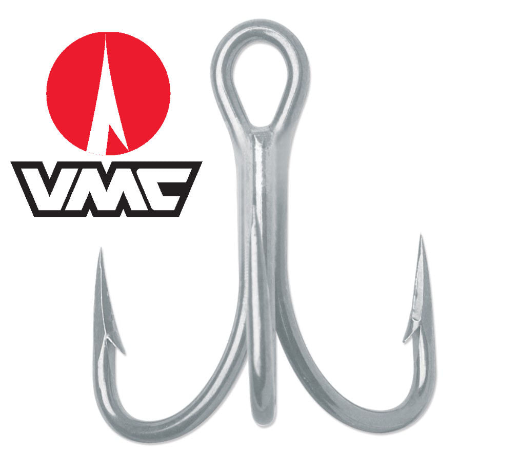 100 pack - VMC #4 4x-Strong Treble Hook - Perma Steel Size 4 - O